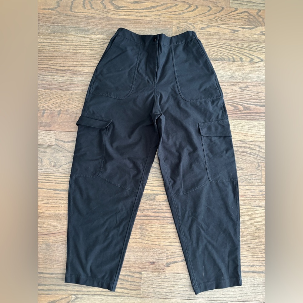 Lululemon Women's‎ Black Light Utilitech Cargo Pocket High Rise Crop Size 29 - Picture 5 of 12